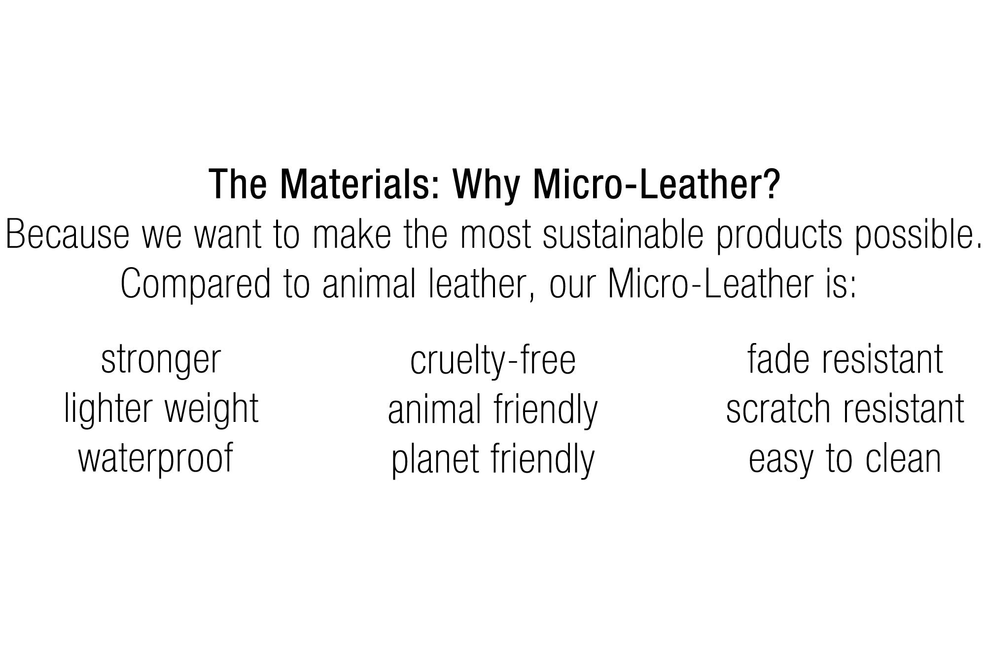 STERTHOUS - vegan leather